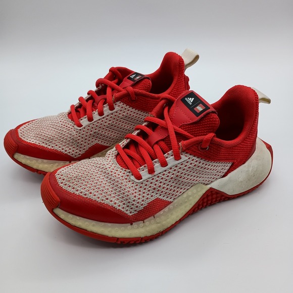 adidas Other - Adidas x LEGO Sport Kids Sneakers Red White Size 3.5Y